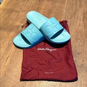 SALVATORE FERRAGAMO Gancini Pool Slide - 12